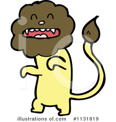 Royalty-Free (RF) Lion Clipart Illustration by lineartestpilot - Stock Sample #1131819