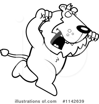 Royalty-Free (RF) Lion Clipart Illustration by Cory Thoman - Stock Sample #1142639