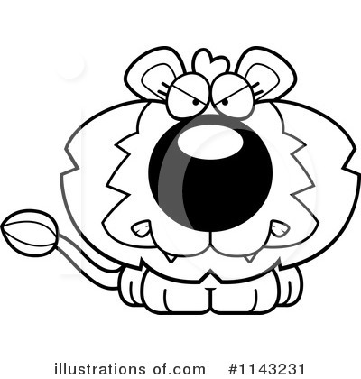 Royalty-Free (RF) Lion Clipart Illustration by Cory Thoman - Stock Sample #1143231