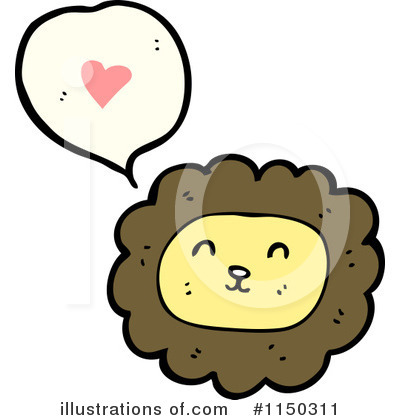 Royalty-Free (RF) Lion Clipart Illustration by lineartestpilot - Stock Sample #1150311
