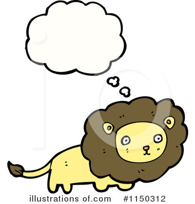 Royalty-Free (RF) Lion Clipart Illustration by lineartestpilot - Stock Sample #1150312