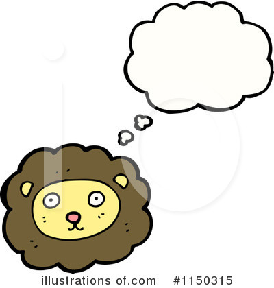 Royalty-Free (RF) Lion Clipart Illustration by lineartestpilot - Stock Sample #1150315