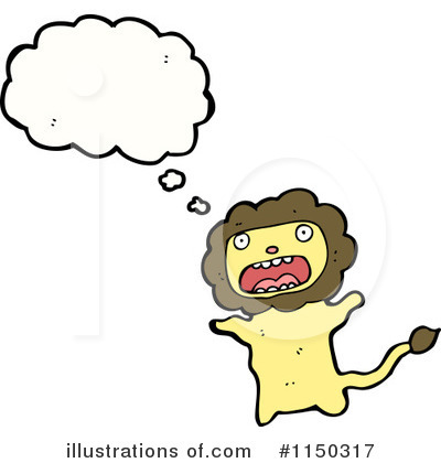 Royalty-Free (RF) Lion Clipart Illustration by lineartestpilot - Stock Sample #1150317