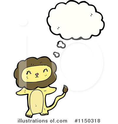 Royalty-Free (RF) Lion Clipart Illustration by lineartestpilot - Stock Sample #1150318