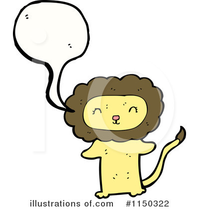 Royalty-Free (RF) Lion Clipart Illustration by lineartestpilot - Stock Sample #1150322