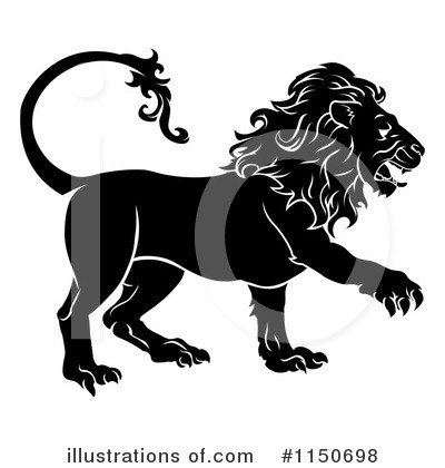 Royalty-Free (RF) Lion Clipart Illustration by AtStockIllustration - Stock Sample #1150698