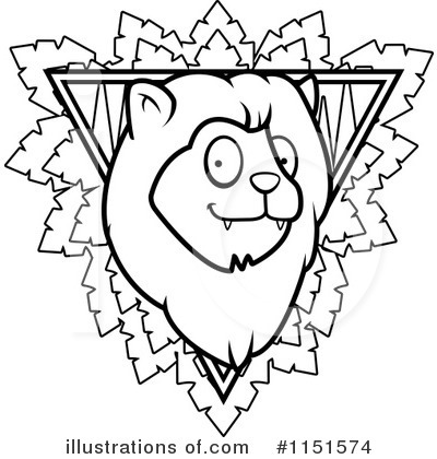 Royalty-Free (RF) Lion Clipart Illustration by Cory Thoman - Stock Sample #1151574