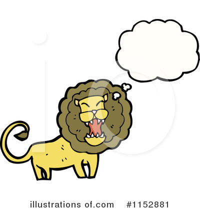 Royalty-Free (RF) Lion Clipart Illustration by lineartestpilot - Stock Sample #1152881