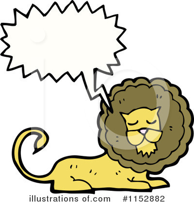 Royalty-Free (RF) Lion Clipart Illustration by lineartestpilot - Stock Sample #1152882