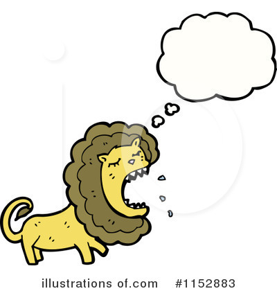 Royalty-Free (RF) Lion Clipart Illustration by lineartestpilot - Stock Sample #1152883
