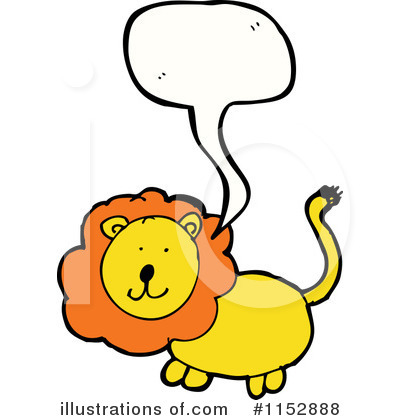 Royalty-Free (RF) Lion Clipart Illustration by lineartestpilot - Stock Sample #1152888