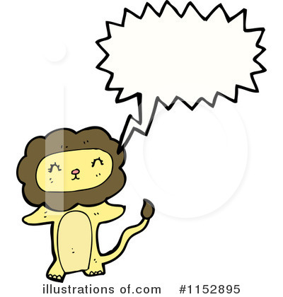 Royalty-Free (RF) Lion Clipart Illustration by lineartestpilot - Stock Sample #1152895