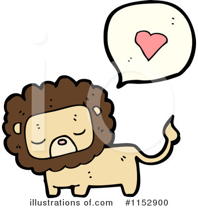 Royalty-Free (RF) Lion Clipart Illustration by lineartestpilot - Stock Sample #1152900