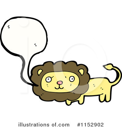 Royalty-Free (RF) Lion Clipart Illustration by lineartestpilot - Stock Sample #1152902