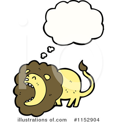 Royalty-Free (RF) Lion Clipart Illustration by lineartestpilot - Stock Sample #1152904