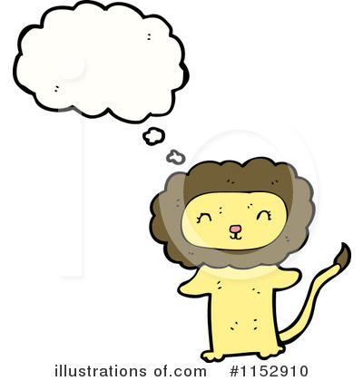 Royalty-Free (RF) Lion Clipart Illustration by lineartestpilot - Stock Sample #1152910