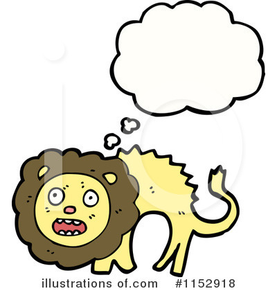 Royalty-Free (RF) Lion Clipart Illustration by lineartestpilot - Stock Sample #1152918