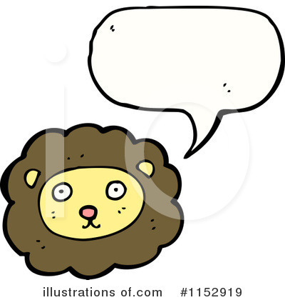 Royalty-Free (RF) Lion Clipart Illustration by lineartestpilot - Stock Sample #1152919