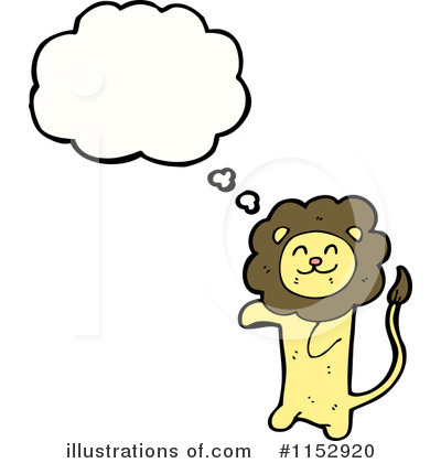 Royalty-Free (RF) Lion Clipart Illustration by lineartestpilot - Stock Sample #1152920