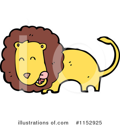 Royalty-Free (RF) Lion Clipart Illustration by lineartestpilot - Stock Sample #1152925