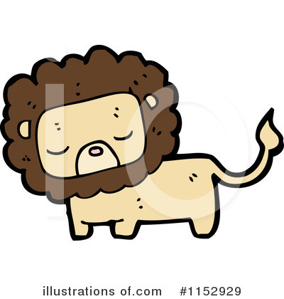 Royalty-Free (RF) Lion Clipart Illustration by lineartestpilot - Stock Sample #1152929