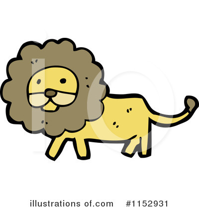 Royalty-Free (RF) Lion Clipart Illustration by lineartestpilot - Stock Sample #1152931