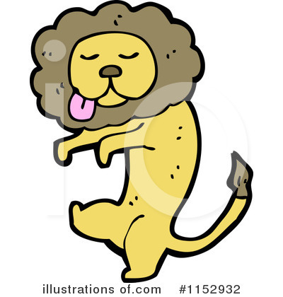 Royalty-Free (RF) Lion Clipart Illustration by lineartestpilot - Stock Sample #1152932