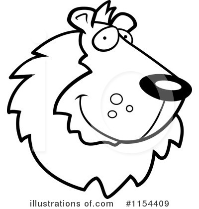 Royalty-Free (RF) Lion Clipart Illustration by Cory Thoman - Stock Sample #1154409