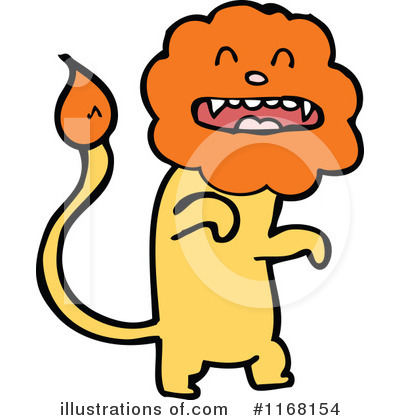 Royalty-Free (RF) Lion Clipart Illustration by lineartestpilot - Stock Sample #1168154