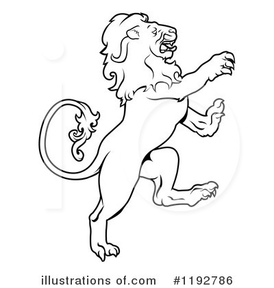 Royalty-Free (RF) Lion Clipart Illustration by AtStockIllustration - Stock Sample #1192786