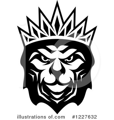Royalty-Free (RF) Lion Clipart Illustration by Vector Tradition SM - Stock Sample #1227632