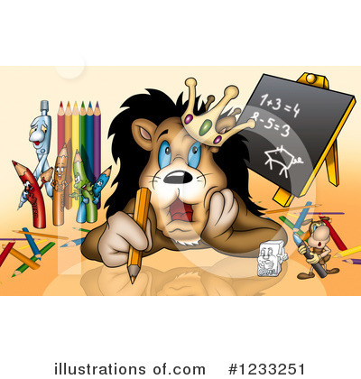 Lion Clipart #1233251 by dero