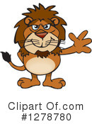 Lion Clipart #1278780 by Dennis Holmes Designs