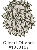 Lion Clipart #1303187 by patrimonio