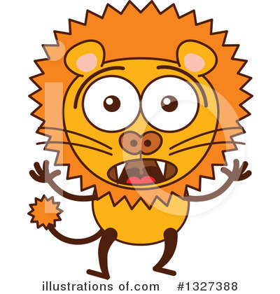 Royalty-Free (RF) Lion Clipart Illustration by Zooco - Stock Sample #1327388