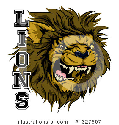 Royalty-Free (RF) Lion Clipart Illustration by AtStockIllustration - Stock Sample #1327507