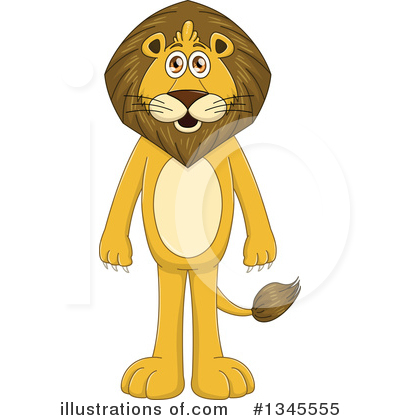 Royalty-Free (RF) Lion Clipart Illustration by Liron Peer - Stock Sample #1345555