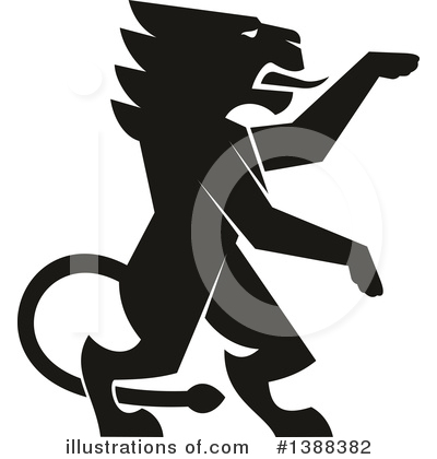Royalty-Free (RF) Lion Clipart Illustration by Vector Tradition SM - Stock Sample #1388382