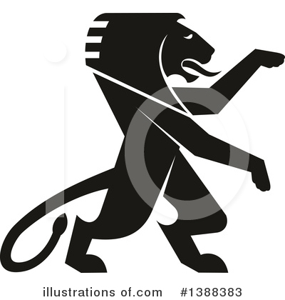 Royalty-Free (RF) Lion Clipart Illustration by Vector Tradition SM - Stock Sample #1388383