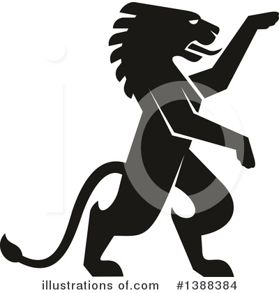 Royalty-Free (RF) Lion Clipart Illustration by Vector Tradition SM - Stock Sample #1388384
