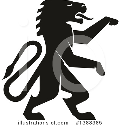 Royalty-Free (RF) Lion Clipart Illustration by Vector Tradition SM - Stock Sample #1388385