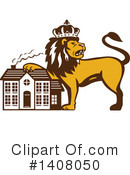 Lion Clipart #1408050 by patrimonio