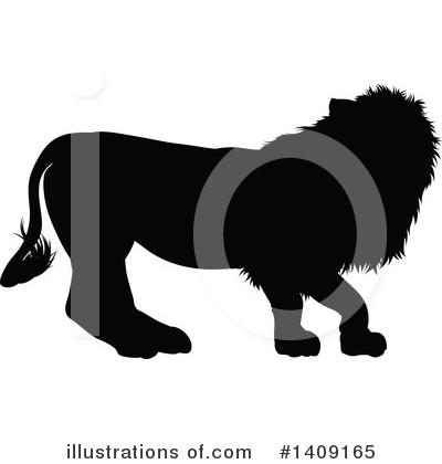 Royalty-Free (RF) Lion Clipart Illustration by AtStockIllustration - Stock Sample #1409165