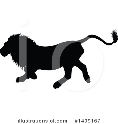 Royalty-Free (RF) Lion Clipart Illustration by AtStockIllustration - Stock Sample #1409167