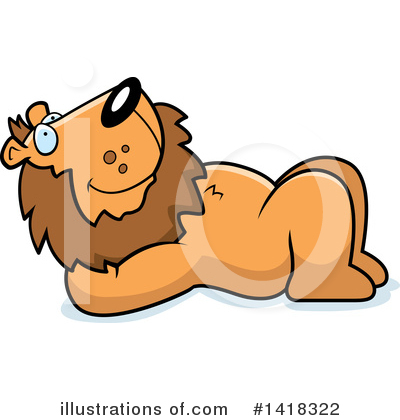 Royalty-Free (RF) Lion Clipart Illustration by Cory Thoman - Stock Sample #1418322
