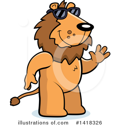 Royalty-Free (RF) Lion Clipart Illustration by Cory Thoman - Stock Sample #1418326
