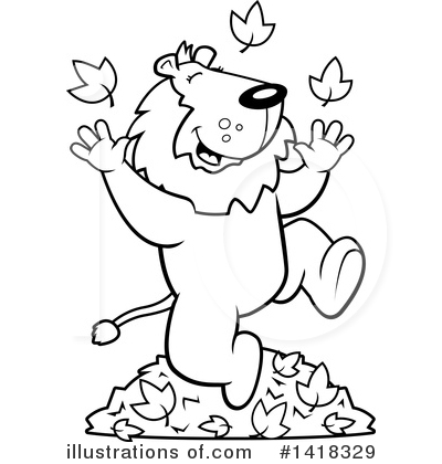 Royalty-Free (RF) Lion Clipart Illustration by Cory Thoman - Stock Sample #1418329