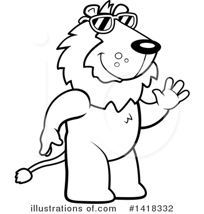 Royalty-Free (RF) Lion Clipart Illustration by Cory Thoman - Stock Sample #1418332
