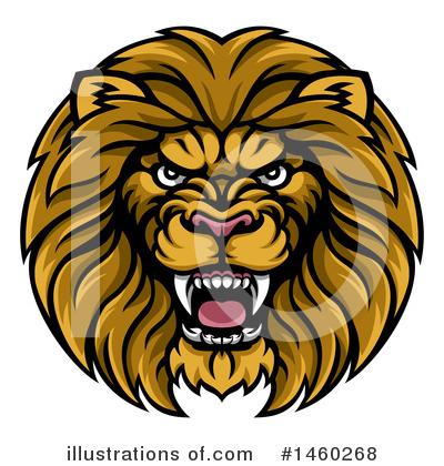 Royalty-Free (RF) Lion Clipart Illustration by AtStockIllustration - Stock Sample #1460268