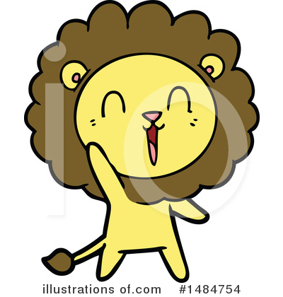 Royalty-Free (RF) Lion Clipart Illustration by lineartestpilot - Stock Sample #1484754